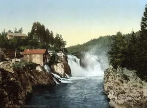 Tinnfossen waterfall in Notodden