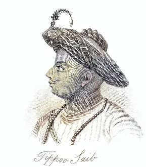 Tippoo-Saib, 1749-1799, Indian ruler and Sultan of Mysore