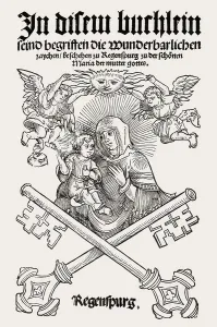 Title page of a book by Balthasar Hubmaier