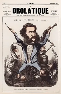 Title page of Le Drolatique, Johann Baptist Strauss II