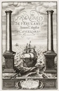 Title page of Novum organum scientiarum