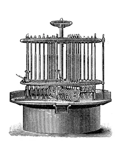 Tobacco processing machines 1890: circular blade machine