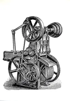Tobacco processing machines 1890: Cutting machine