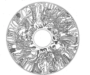 Toilet scenes, depiction on a Hellenic vase on the position of woman