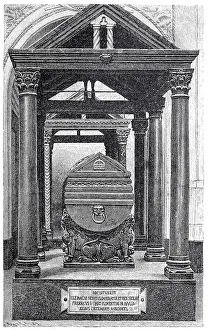 The Tomb of Emperor Frederick II in the Cathedral of Palermo