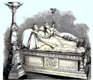 The tomb of Frederick William III and Queen Louise of Prussia