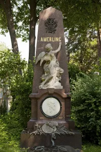 Tomb of Friedrich von Amerling painter 1803-1887