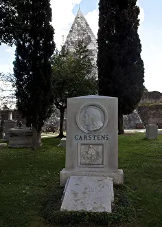 Tomb of Jacob Asmus Carstens, classicist painter from Schleswig 1754-1798
