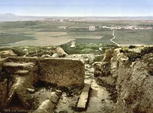 Tombs and view of Goletta, Carthage