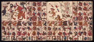 Tonalamatl, Facsimile of an ancient Aztec calendar