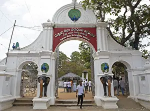 Tor tor in the Buddhist temple Ruhunu Maha Kataragama Dewalaya