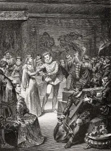 Torch dance, wedding of Johann Wilhelm III with with Princess Jakobea of Baden