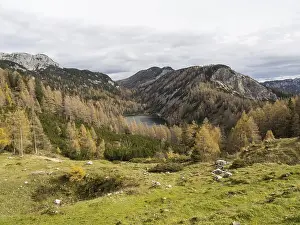 Category Mountain Landscapes Prints: Totes Gebirge in autumn, Steirersee