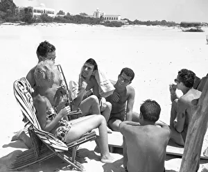 Tourism was in its infancy, as here in 1961