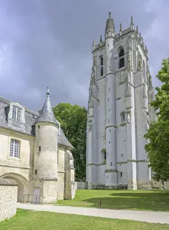Tower of the Abbey of, Le Bec-Hellouin