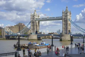 Tower Bridge spanning the River Thames
