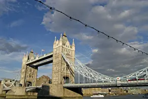 Tower Bridge over Thames river