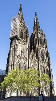 Towers of the famous Cologne Cathedral