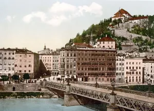 Town bridge, Convent and Kapuzinerberg