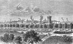 The town of Cottbus, Kottbus, in Brandenburg