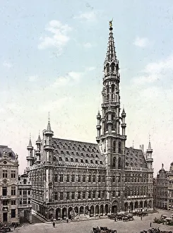The town hall of Brussels, Belgium