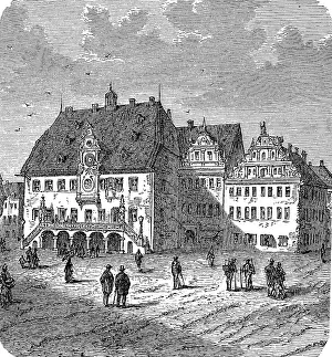 The town hall of Heilbronn, Baden-Wuerttemberg