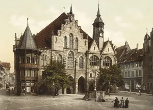 The town hall of Hildesheim, Lower Saxony