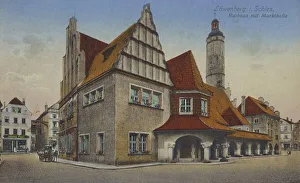Town hall of Loewenberg in Silesia