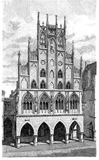 The town hall of Muenster in Westphalia