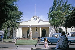 Town hall and museum, Plaza de Armas, Nazca, Peru, South America around 1962, South America