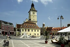 Town hall and square in the centre of Brasov