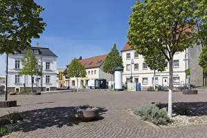 Town hall in Taucha, Saxony, Germany
