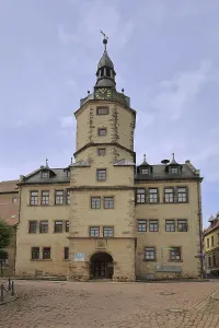 Town hall with tower built in 1662