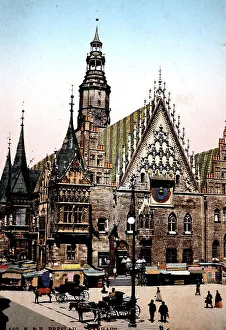The town hall of Wroclaw, formerly Silesia