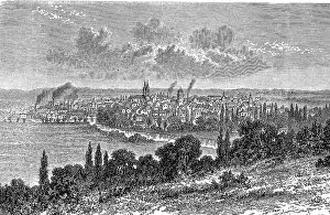 The town of Hof in Upper Franconia