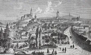 The town of Kamenz in Saxony, Germany