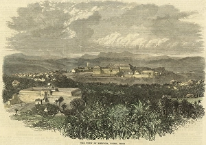 The town of Mercara, Coorg, Karnataka, India, Asia