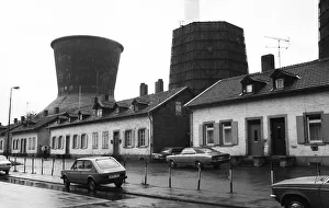 The town of Neunkirchen was dominated by industrial dirt and the Neunkircher Eisenwerke on 02