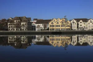 Town and river in Switzerland