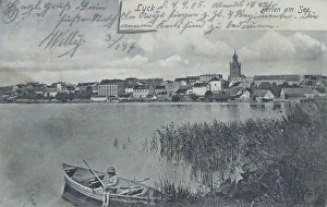 Townscape of Lyck, formerly East Prussia