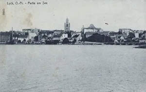 Townscape of Lyck, formerly East Prussia