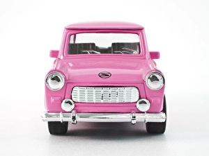 Trabant, miniature, front, pink