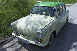 Trabant, oldtimer, car brand of the former GDR