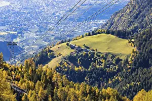 Traction and carrying cable of the Merano 2000 mountain railway