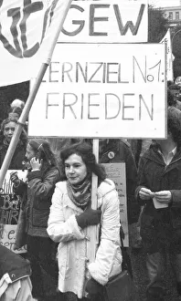 The traditional 1982 May Day procession of the trade unions