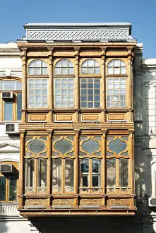 Traditional architecture detail baku azerbaijan