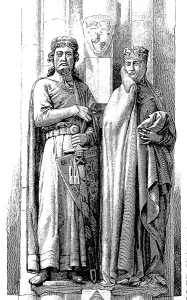 The traditional costume of the princes in the second half of the 13th century
