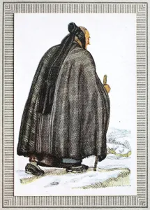 Traditional costumes in Germany in the 19th century