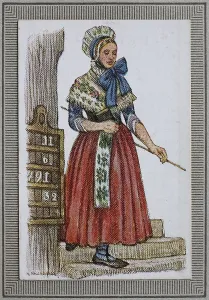 Traditional costumes in Germany in the 19th century