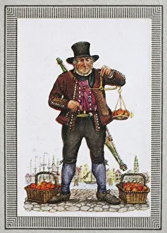 Traditional costumes in Germany in the 19th century